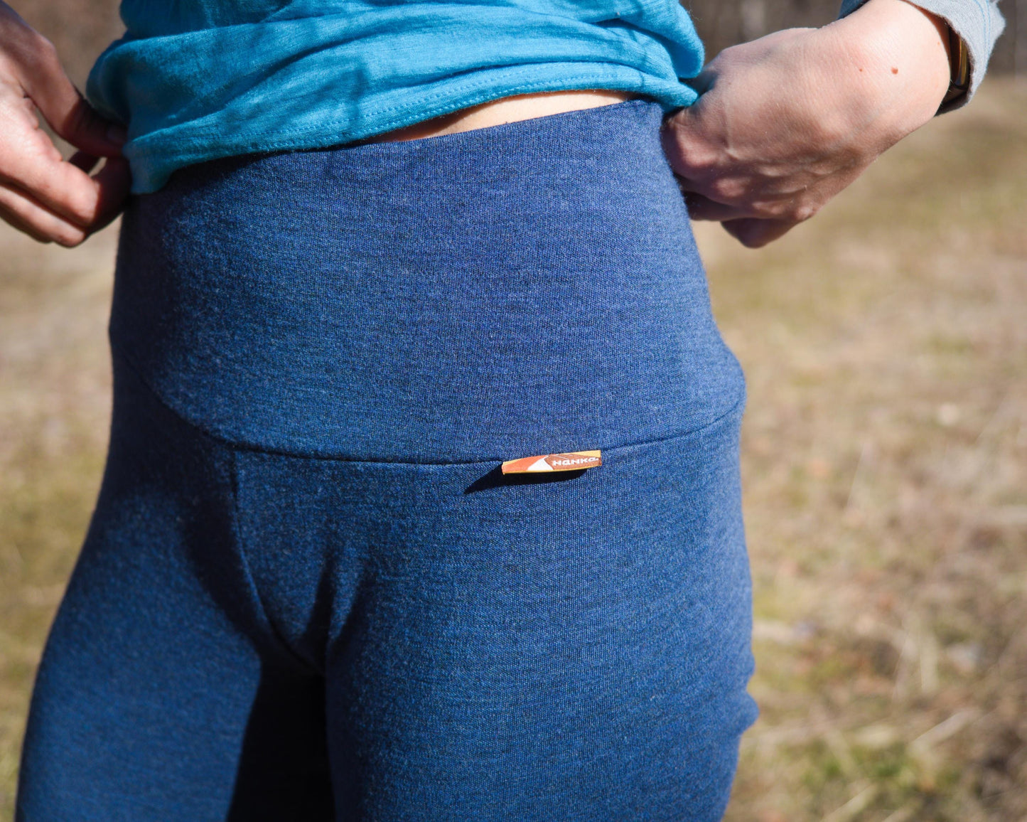 High Waist Merino Leggings | 100% Merino Wool Thermal Pants for Women