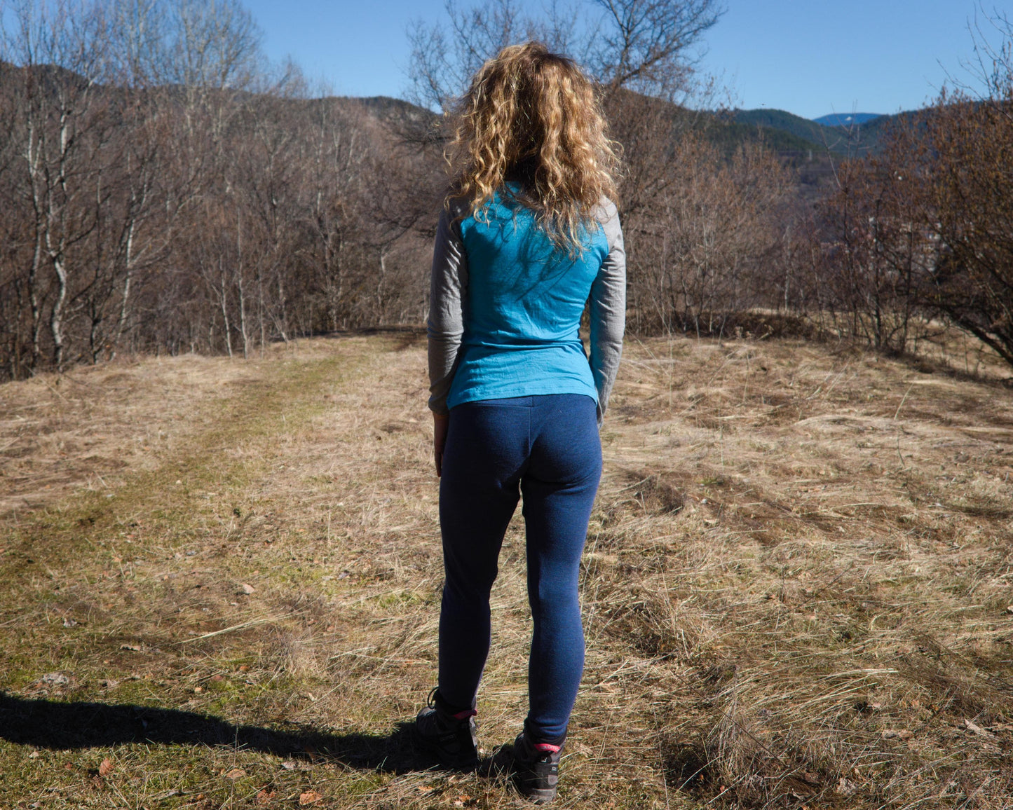 High Waist Merino Leggings | 100% Merino Wool Thermal Pants for Women