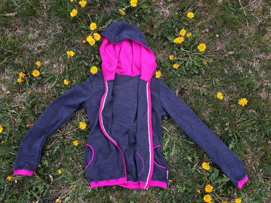 Female Merino Hoodie with Zipper