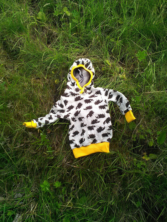 Kids Merino Sweater with Hedgehogs