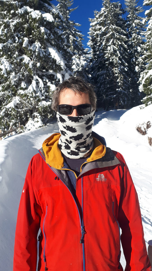 Hedgehogs Merino Wool Neck Gaiter