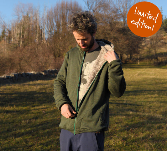 Double Merino Wool Hoodie