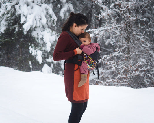 Elegant Nursing Dress from Merino