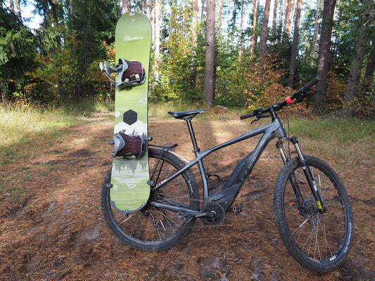 Стойка за сноуборд за велосипеди