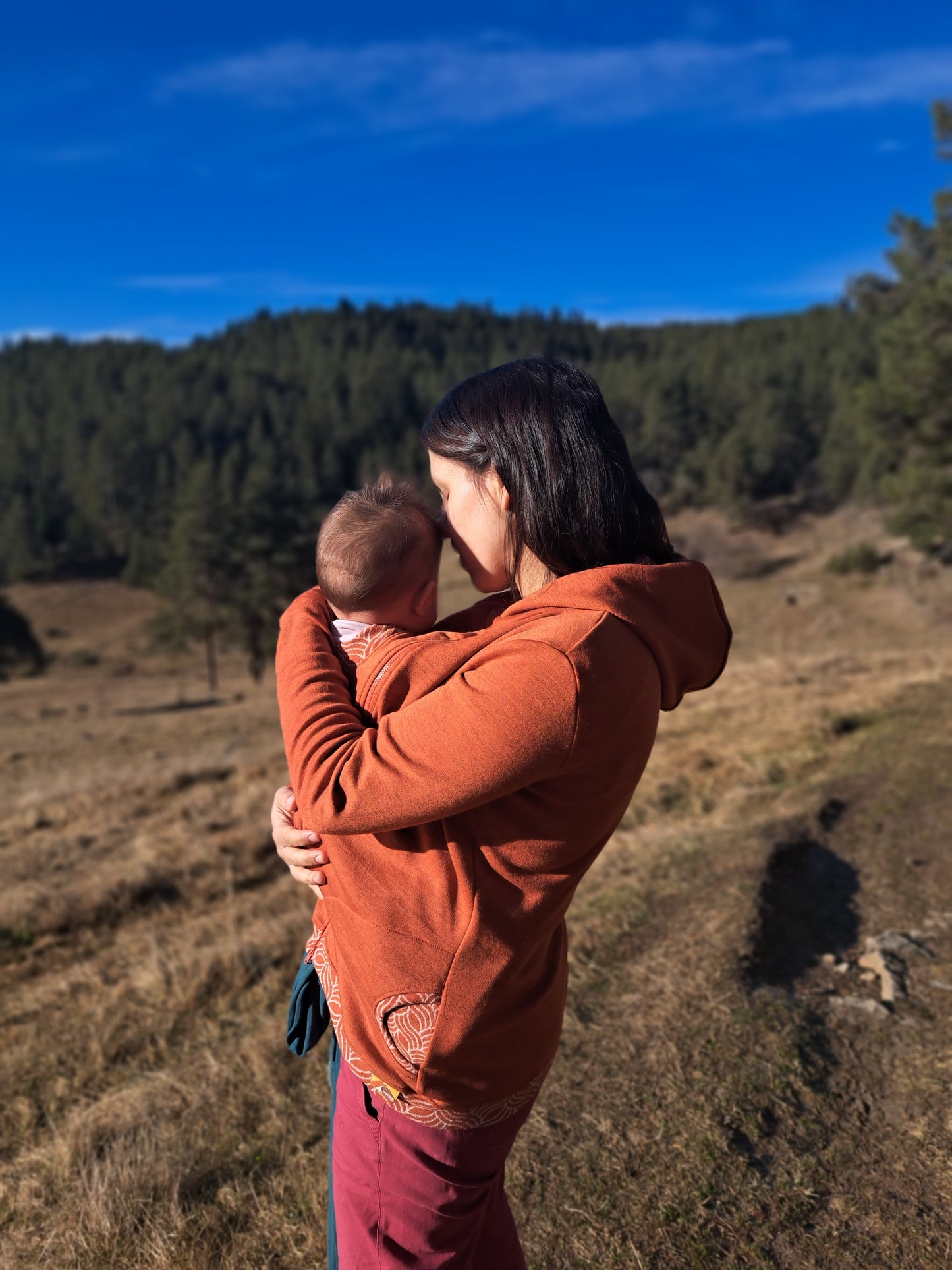 Women's Babywearing Hoodie from Merino Wool