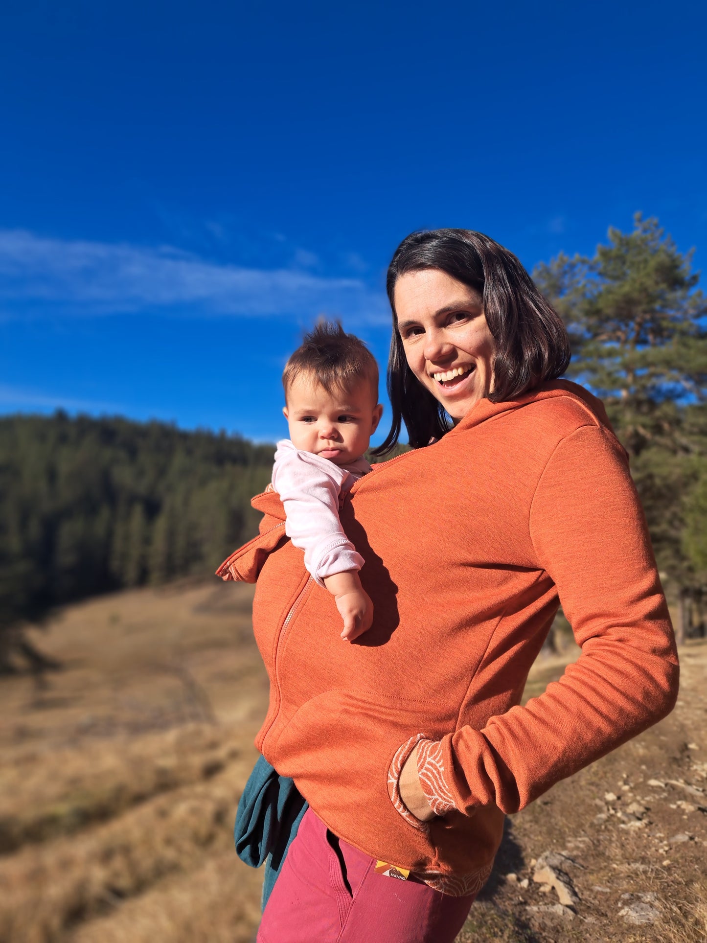 Women's Babywearing Hoodie from Merino Wool