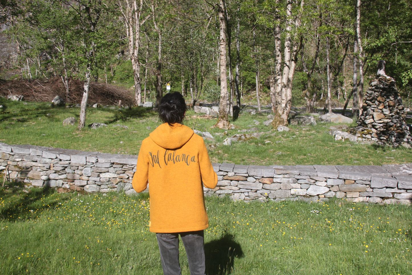 Merinojacke mit Reissverschluss und Taschen
