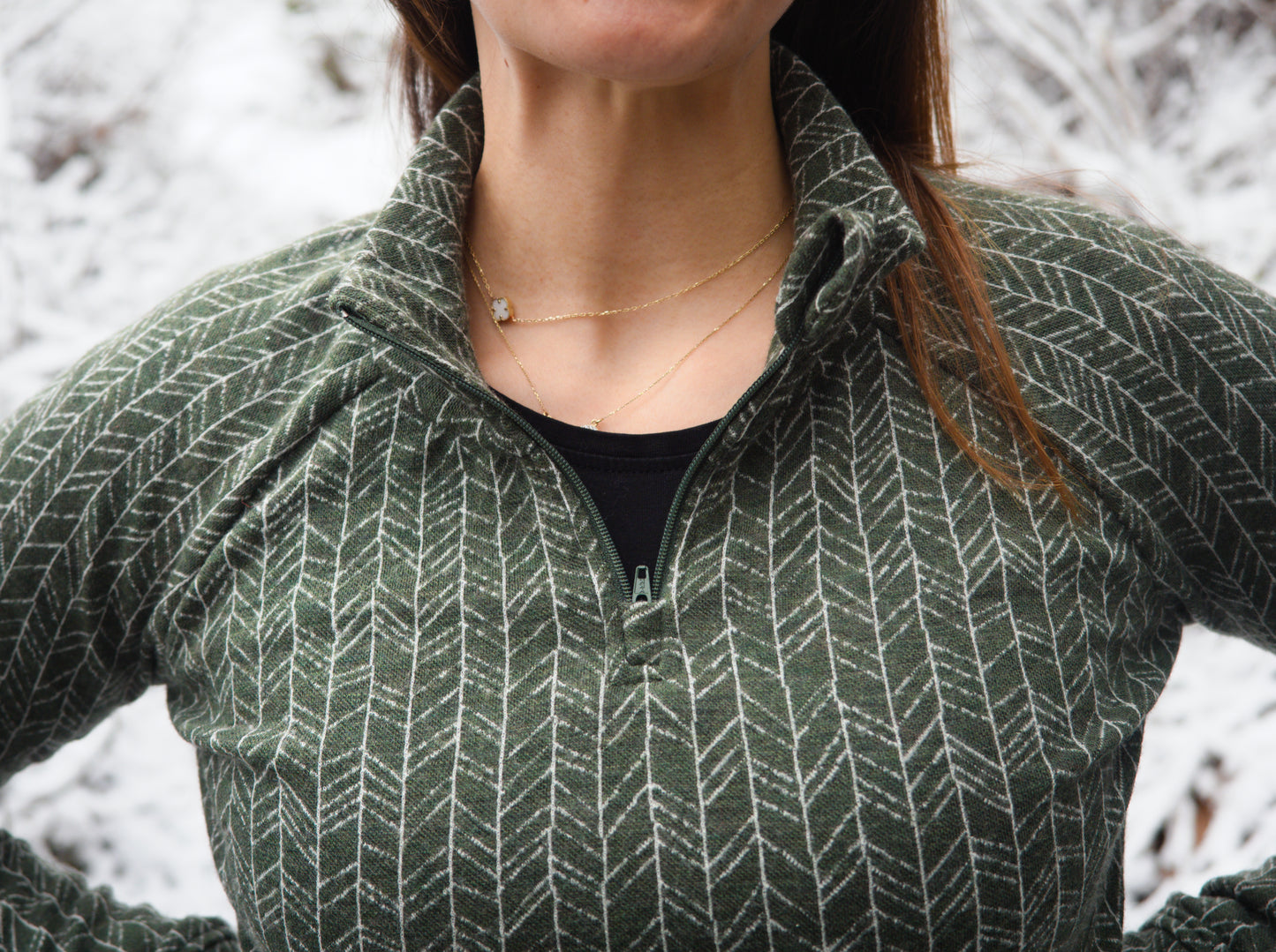 Half Zip Shirt from Merino Wool