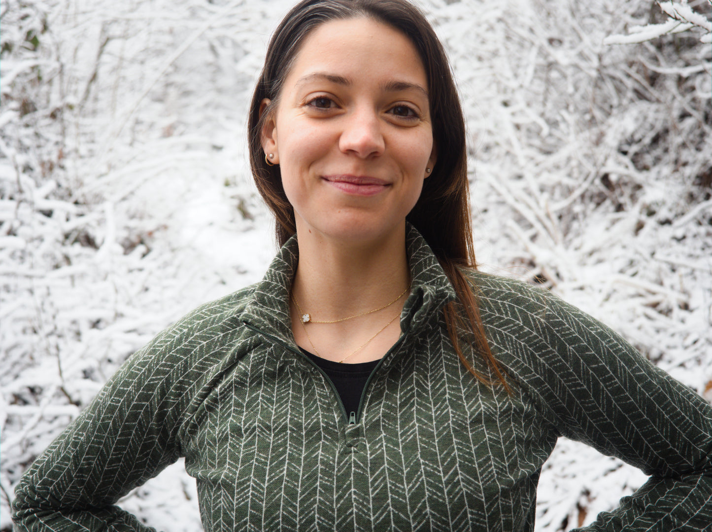 Half Zip Shirt from Merino Wool