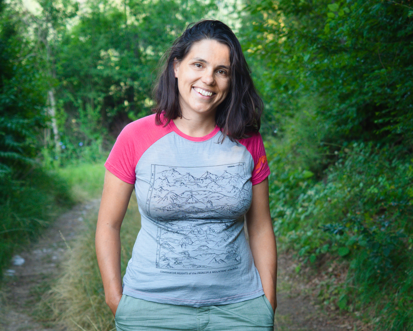 "Peak of the World" Women's Merino T-shirt