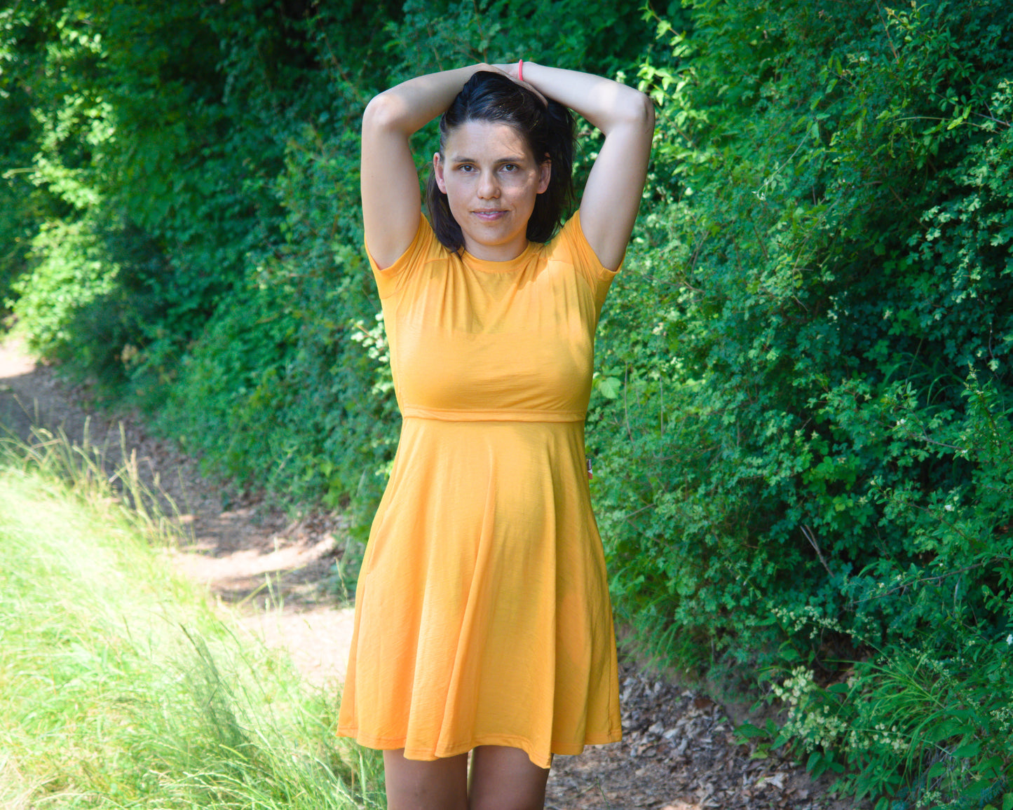 Thin Merino Dress for Breastfeeding