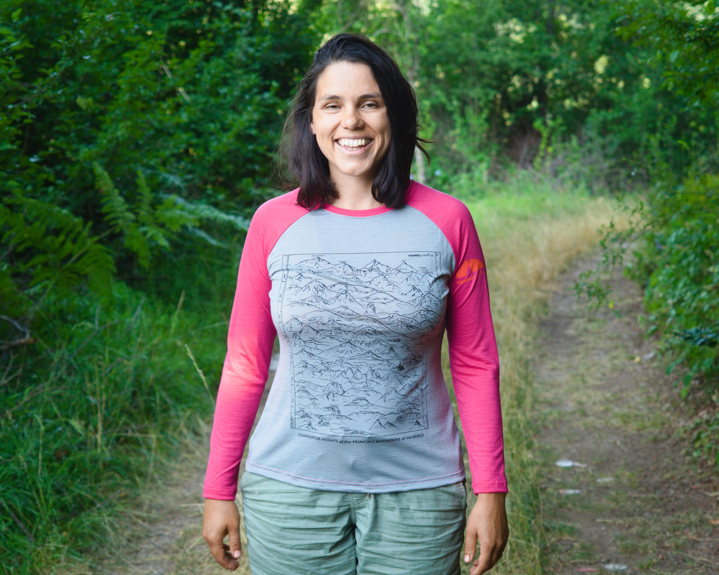 "Peak of the World" Women's Merino T-shirt