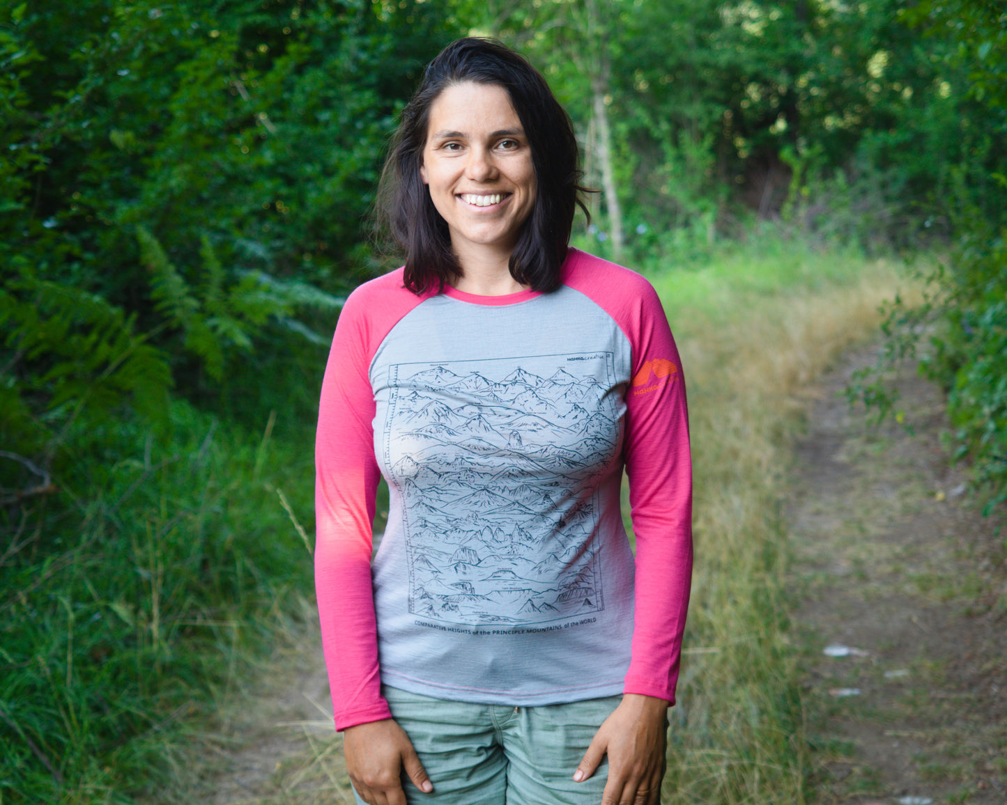 "Peak of the World" Women's Merino T-shirt