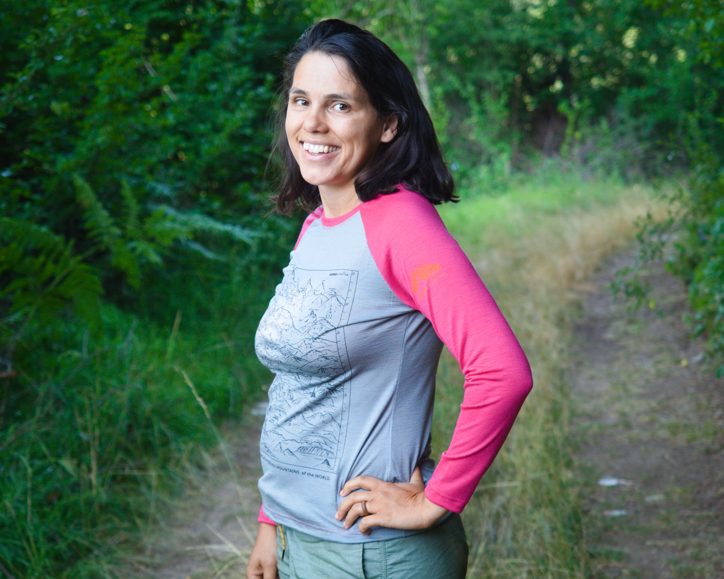 "Peak of the World" Women's Merino T-shirt