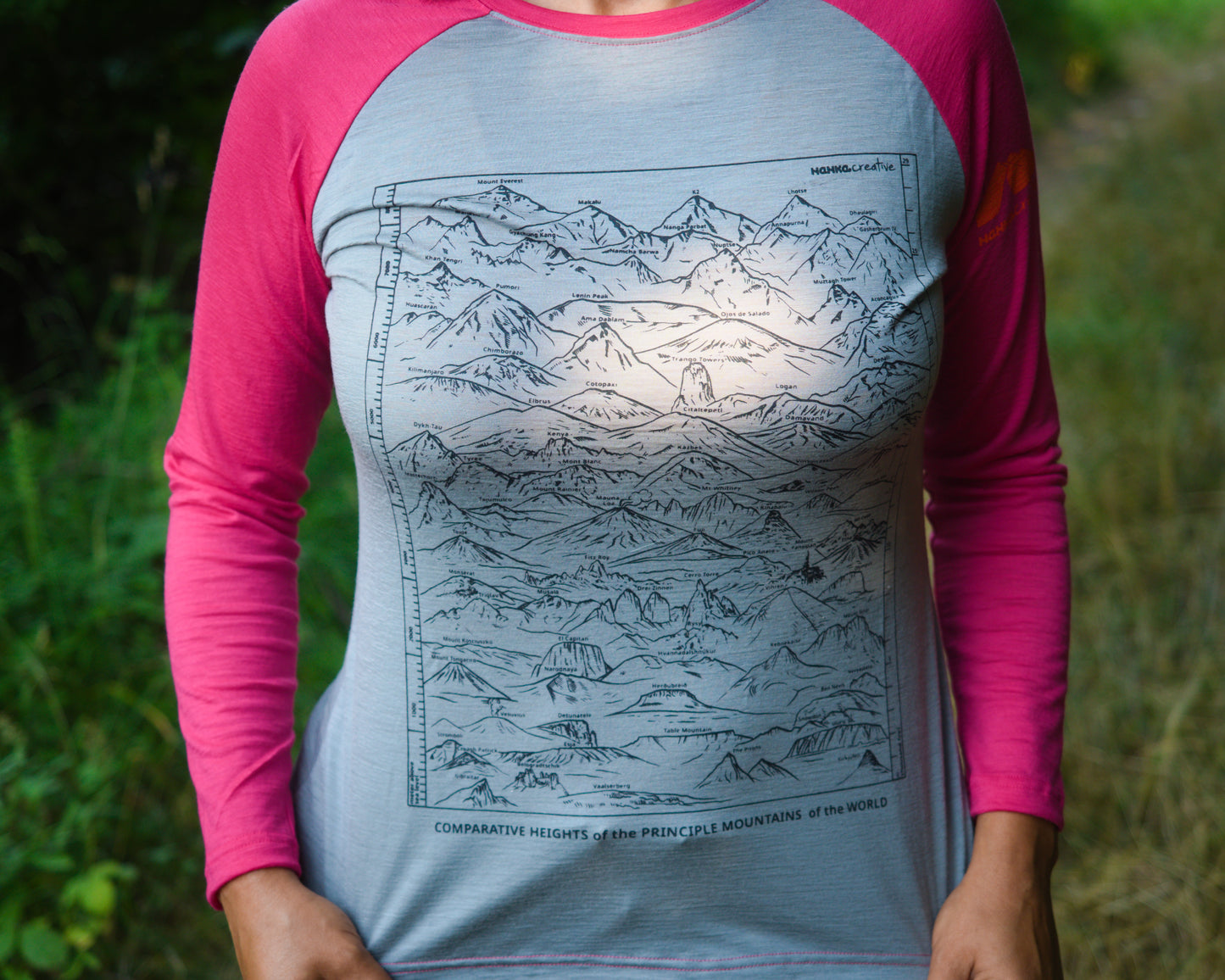"Peak of the World" Women's Merino T-shirt
