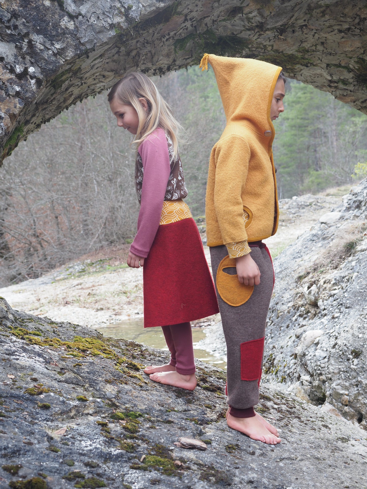Pants for Kids from 100% Boiled Wool