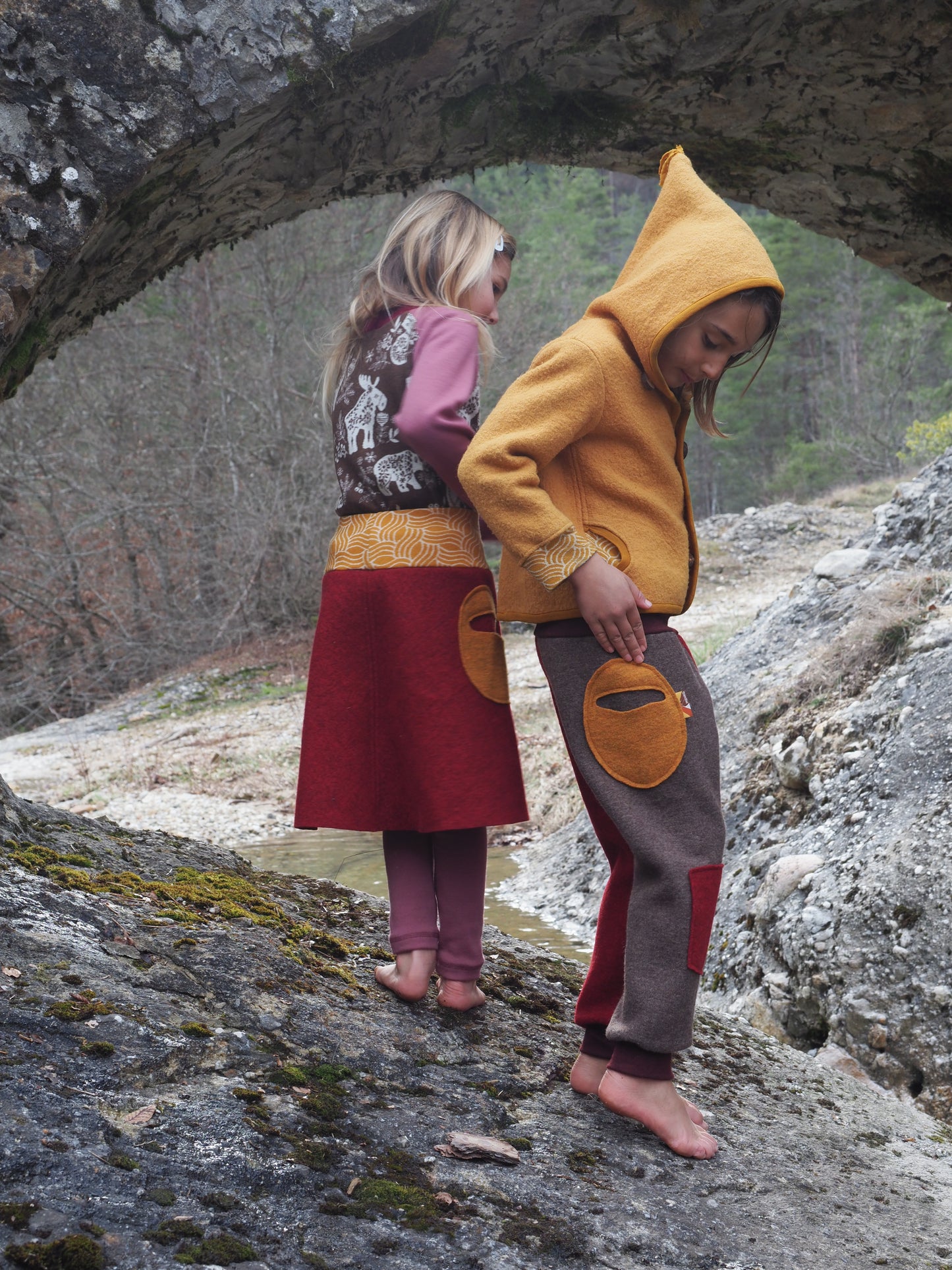 Pants for Kids from 100% Boiled Wool