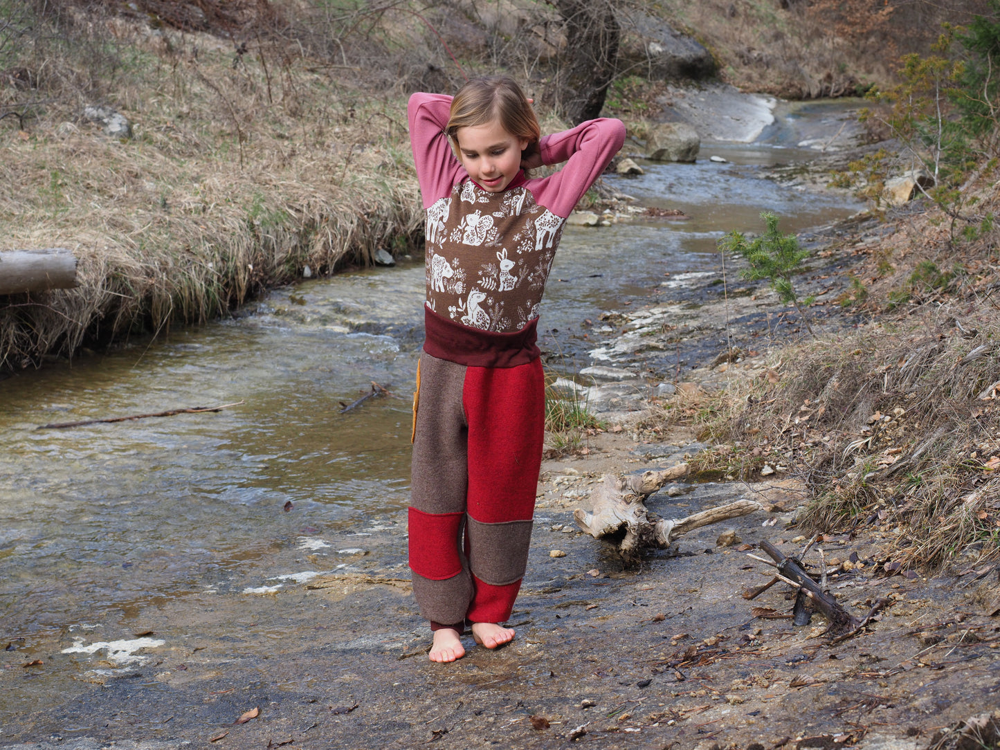 Pants for Kids from 100% Boiled Wool