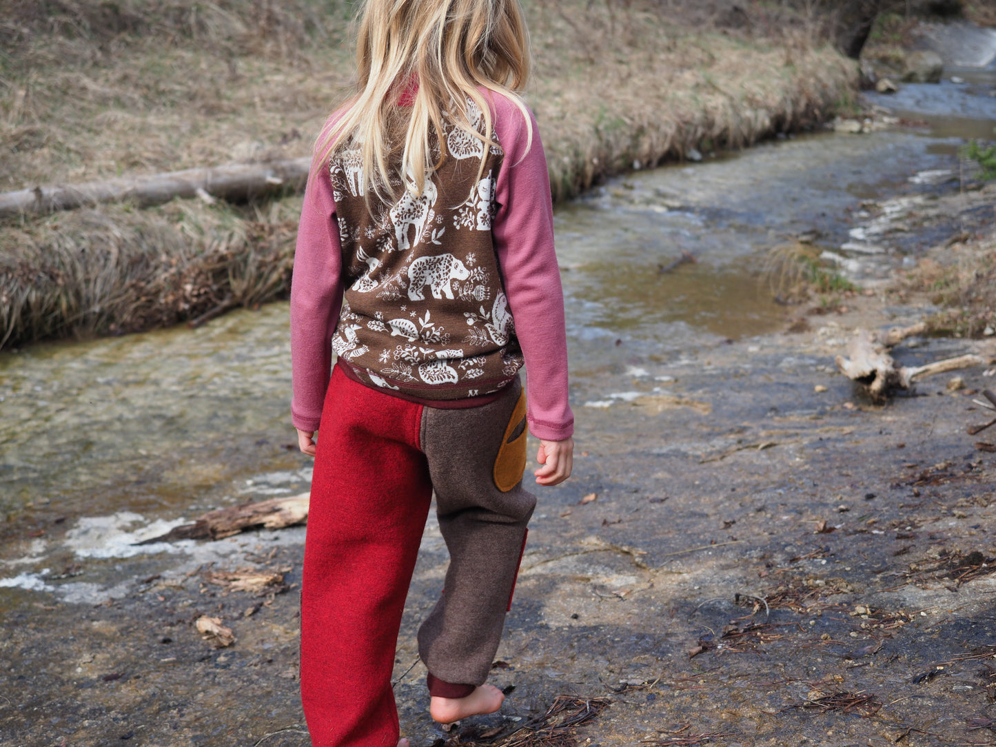 Pants for Kids from 100% Boiled Wool