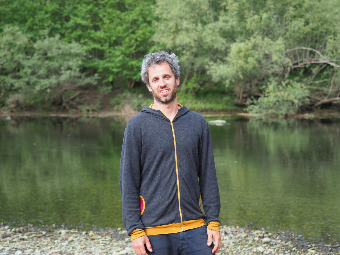 Casual Merino Zip-Up Hoodie