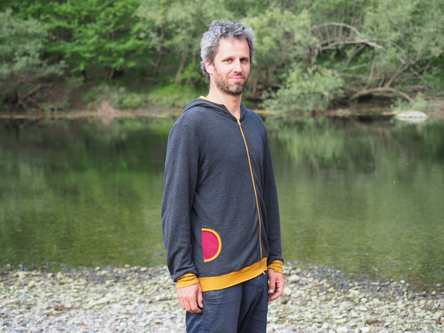 Casual Merino Zip-Up Hoodie