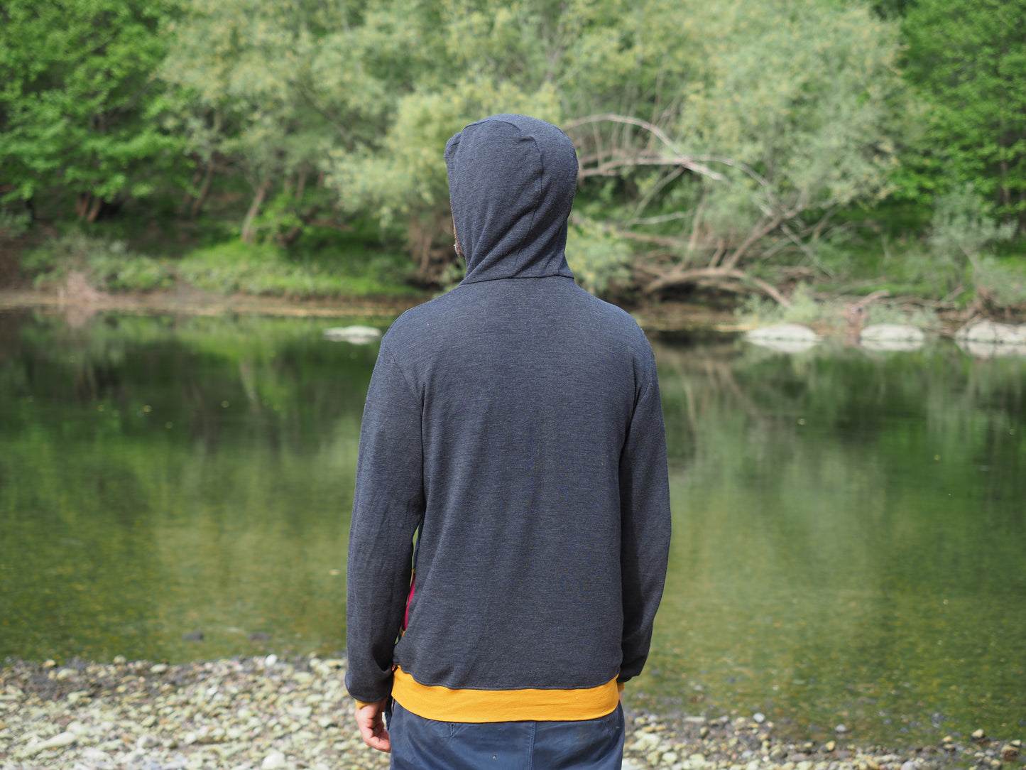 Casual Merino Zip-Up Hoodie